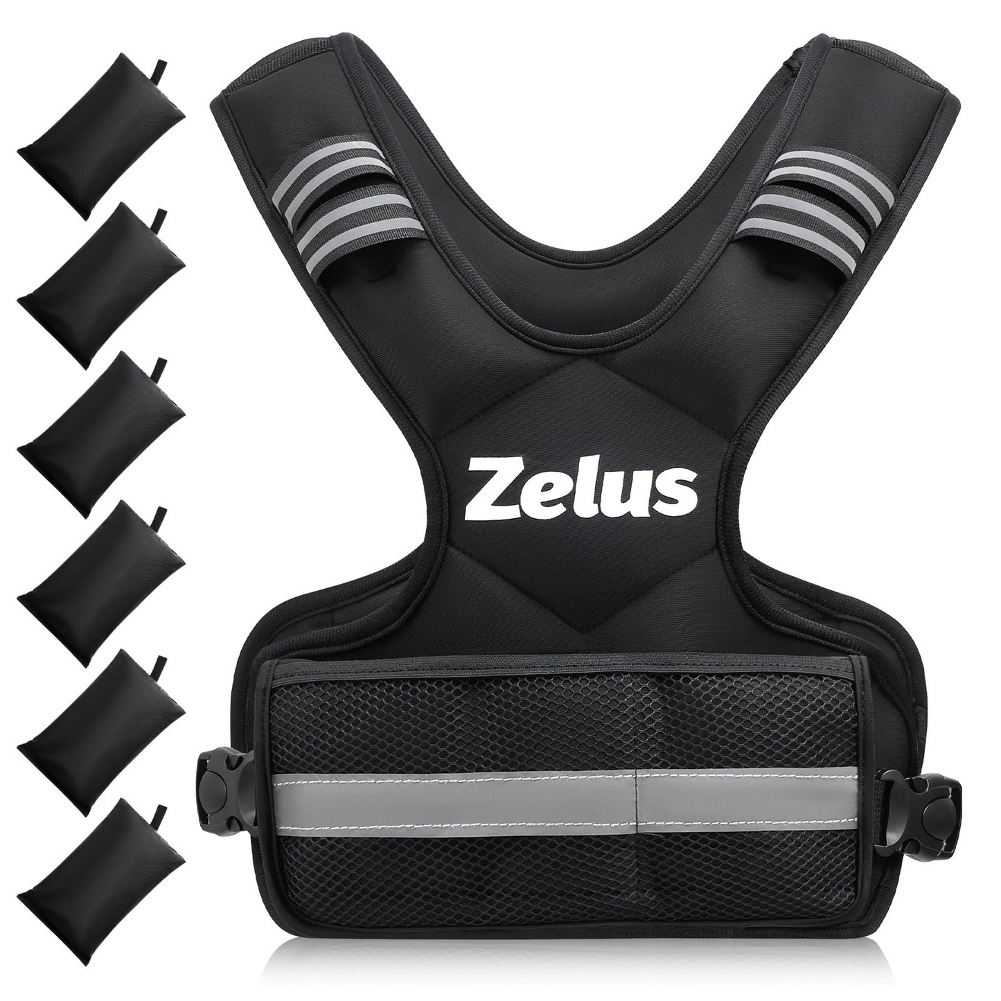 Zelus Weighted Vest for Men and Women | 4-10Lb/11-20Lb